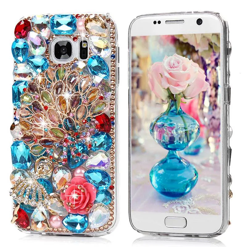 YOKIRIN 3D блестящих стразах для samsung Galaxy S7 блестящие ручной работы с украшением в