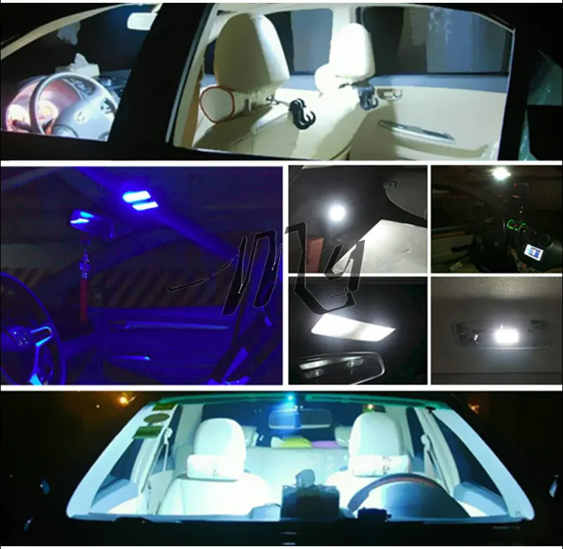 Светодиодная панель 48 SMD festoon светильник го белого света T10 w5w ba9s c5w Dome led внутренняя