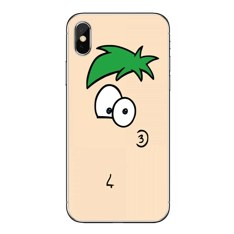 Phineas и Ferb мультфильм для iPhone X XR XS Max 8 7 6s 6 plus SE 5s 5c 5 4s 4 iPod Touch чехол мягкий чехол для телефона - Цвет: Phineas-Ferb-A-06