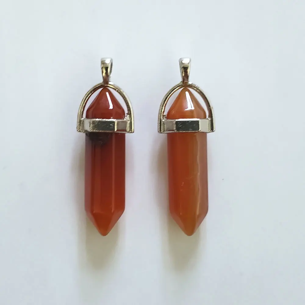 Модная подвеска из сплава оникса с натуральными камнями ожерелье кристаллами