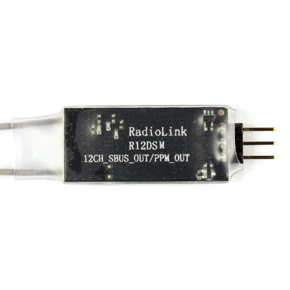 12 канальный приемник Radiolink R12DSM 2 4G 12CH RX FSS + DSSS широкоспектральные передатчики AT9 AT9S