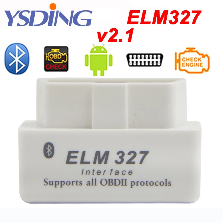 2019 Mini ELM327 Bluetooth V2.1 OBD2 Car Diagnostic Tool ELM 327 For Android/Symbian OBDII Protocols |