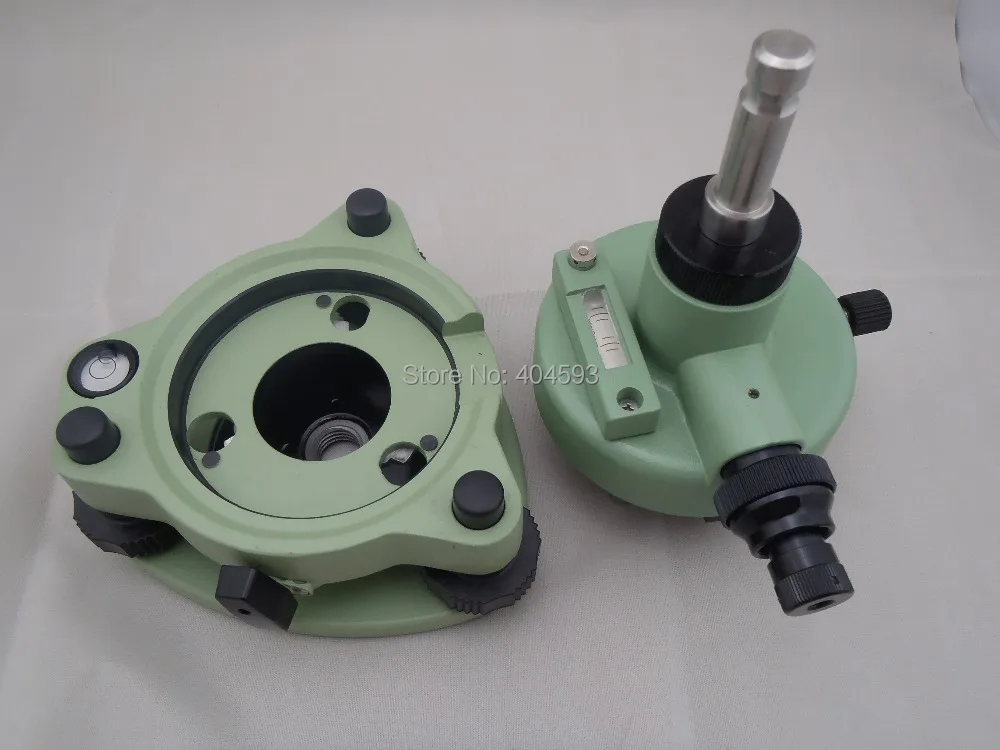 

GREEN TRIBRACH & ADAPTER WITH OPTICAL PLUMMET FITS PRISM SETUP