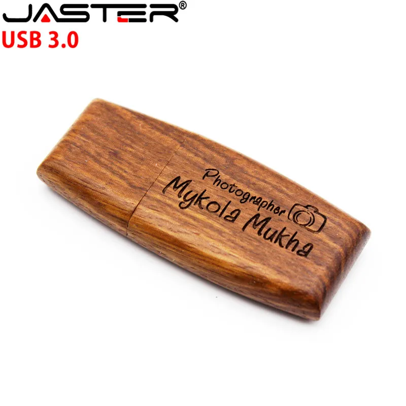 JASTER USB 2 0 cutomer логотип деревянный блок флешка Флешка 4 ГБ 8 16 32 64 Гб карта памяти usb