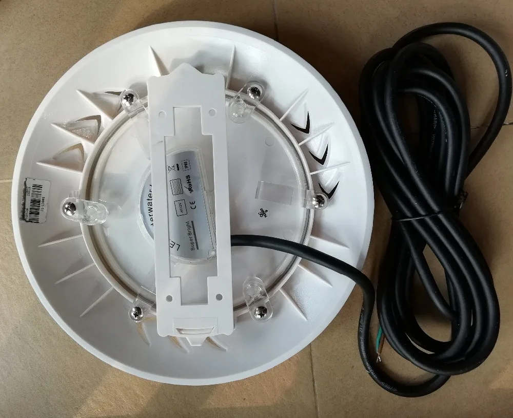 Подводный светодиодный светильник для бассейна HT SMD40W 12 В RGB пластиковая меняющая