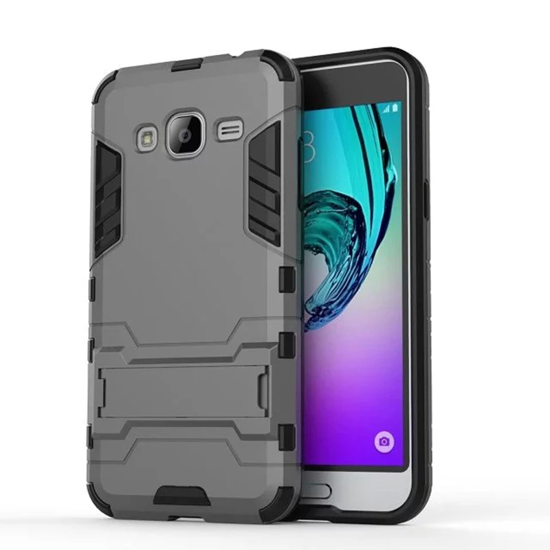 Чехол для Samsung Galaxy J5 2016 J500 J510 с подставкой Silm Hybrid Duty бронезащитный экран чехол TPU PC