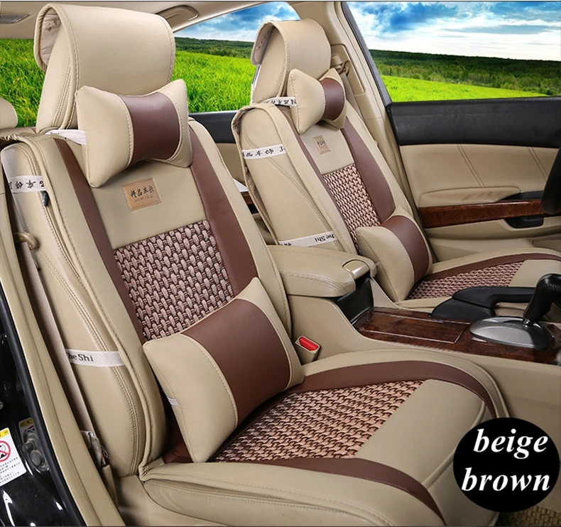 Сиденья для Защитные чехлы для сидений, сшитые специально для TOYOTA Corolla RAV4 Avensis Yaris Auris FJ Cruiser 4runner Land Cruiser Camry Pruis Avalon Reiz FORTUNER ЧР
