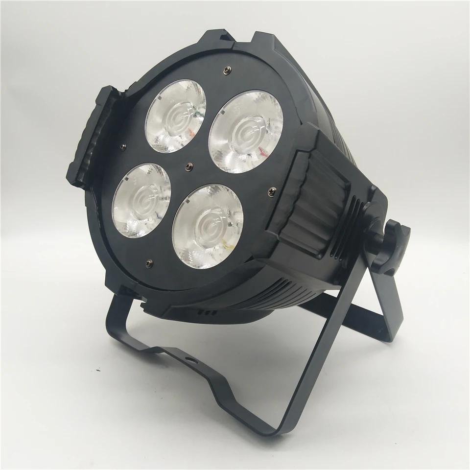 Кейс для полетов + 4 шт. высокая яркость COB 200 Вт LED par light двухцветная четырехглазная
