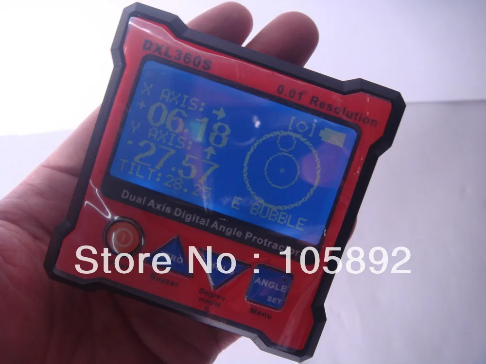 Новое Прибытие DXL360S Мини Цифровой Транспортир Инклинометр Двухосевое Уровень