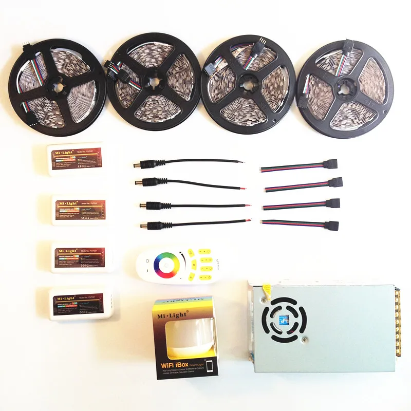 Водонепроницаемая светодиодная лента с регулируемой яркостью 20 м 5050 RGBW RGBWW RGB Mi 12