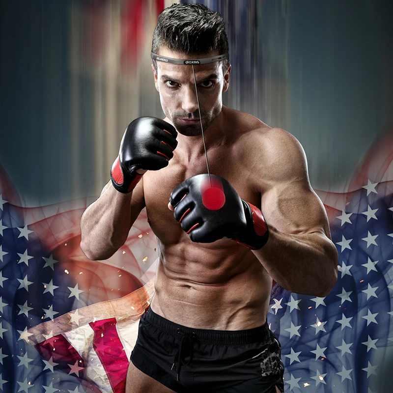 Боксерский мяч боксерский скоростной поднятие реакции силы тренировка рук и