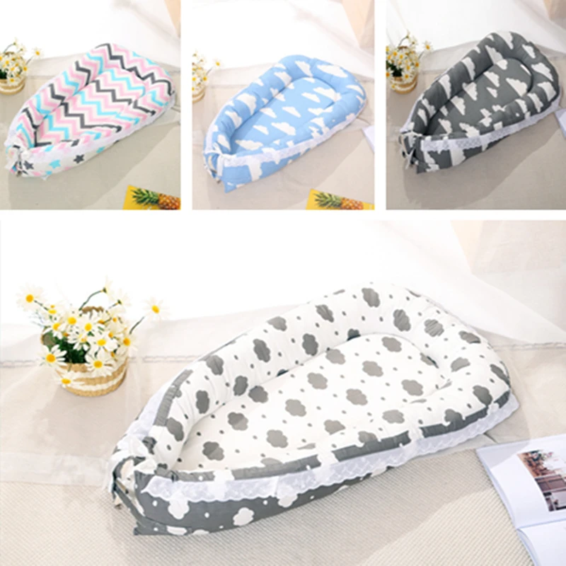 Детские гнездо кровать детская кроватка хлопок многофункциональный шнуровке