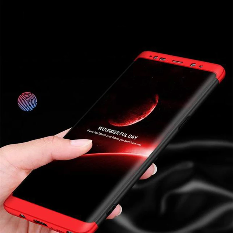 Hard PC 3 in1 Two-color Simple ultra-thin Shockproof Mobile Phone Protection Case for Samsung Galaxy note 8 |