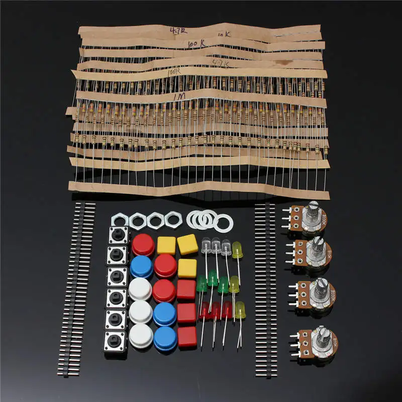 Пакет электронных частей для ARDUINO кнопка переключения резисторов|kit for arduino|kit kitskit