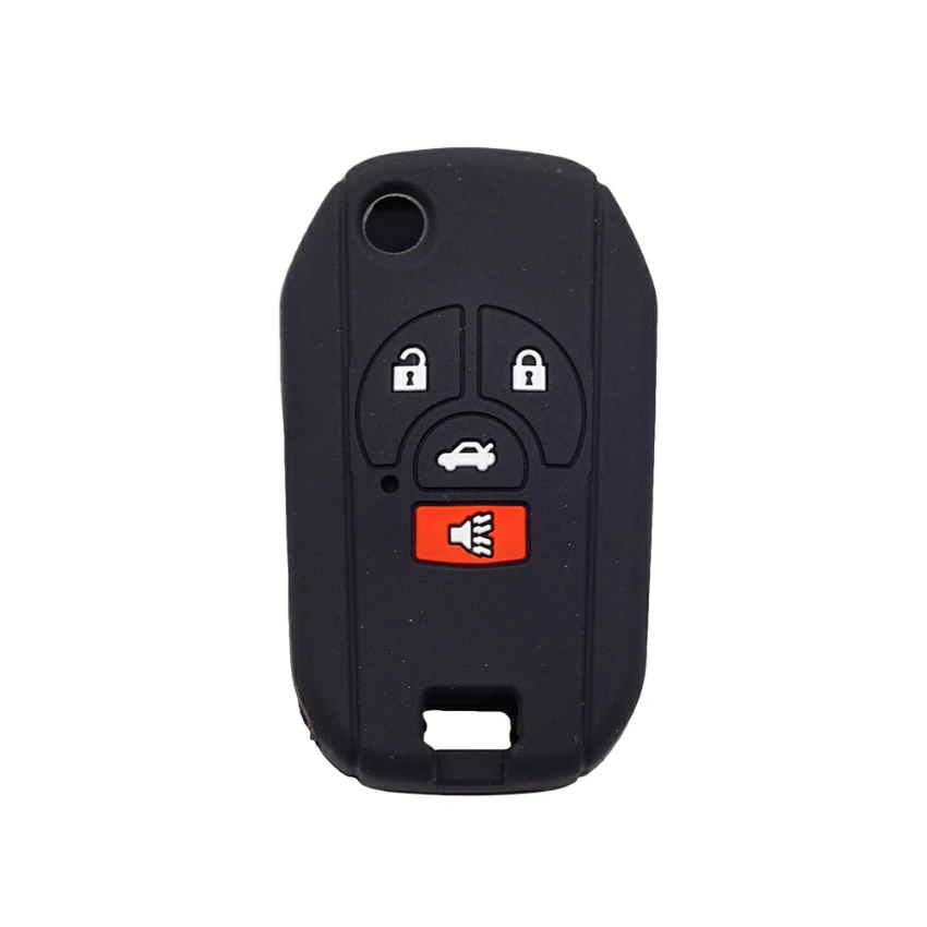 Cocolockey 4 кнопки резиновый чехол для автомобильного ключа Fob Подходит NISSAN Maxima Altima