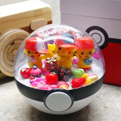 DIY Sey H PokeBall Monster Pet pokebolas Pikachu Eevee Bulbasaur Charizard Squirtle DIY светодиодный фигурка на день рождения, рождественские игрушки для подарка - Цвет: DIY Sey H