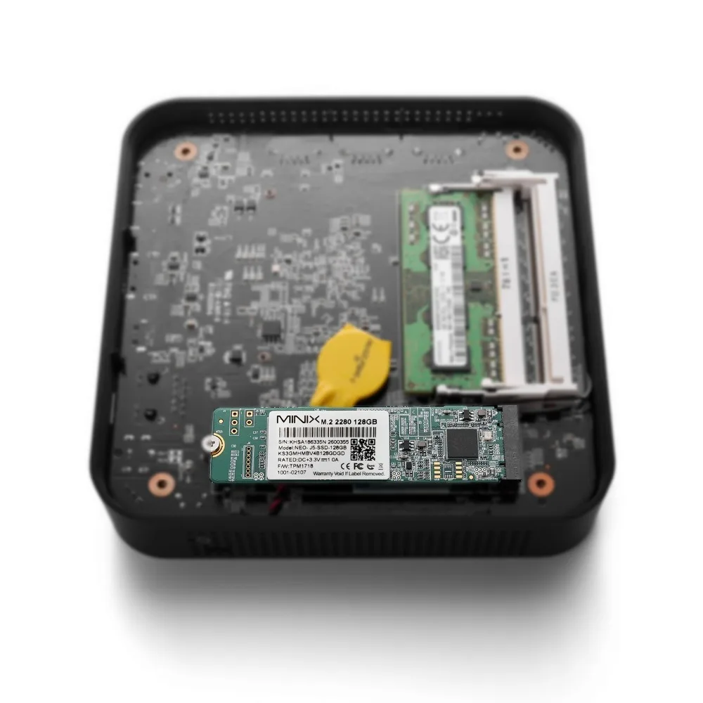 MINIX NEO J5 128GB M.2 SSD для MINIX Neo J50C-4 мини-ПК Intel Pentium с Windows 10 Pro 128GB твердотельный накопитель для мини-ПК