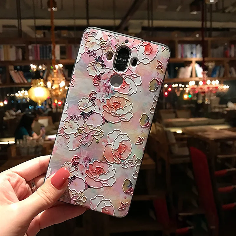 h-fen Чехол с тиснением для huawei mate 10 20 Lite Pro для huawei P8 P9 P10 P30 P20 Lite Mini P Smart Plus Y9 Y6 Pro - Цвет: h-fen