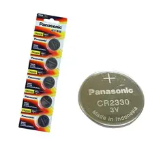 5 шт./лот Panasonic CR2330 CR 2330 3V литиевая кнопка батареи для монет