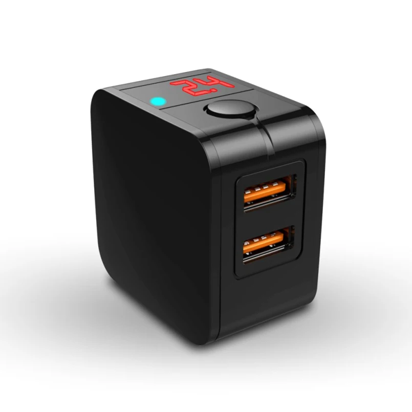 Asina 5 в 2.4A двойной USB порт зарядное устройство адаптер мобильный телефон