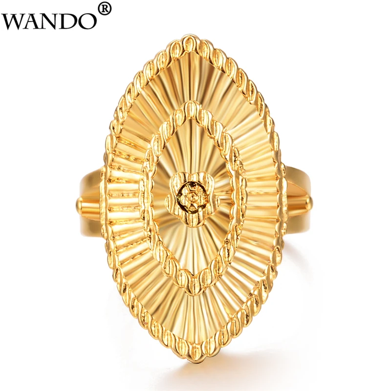 Wando элегантные уникальные аксессуары нигерийское золотое кольцо для