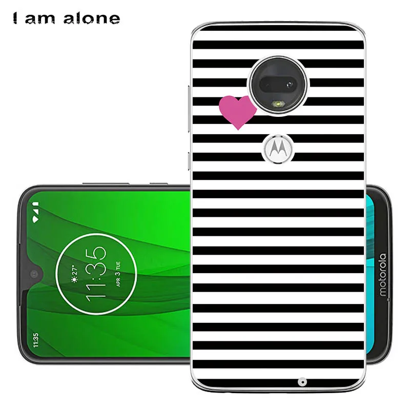 Чехлы для телефонов I am alone для Motorola Moto G7 G7 Play G7 power из мягкого ТПУ для мобильных телефонов модные сумки для Moto G7 - Цвет: Soft TPU HH44