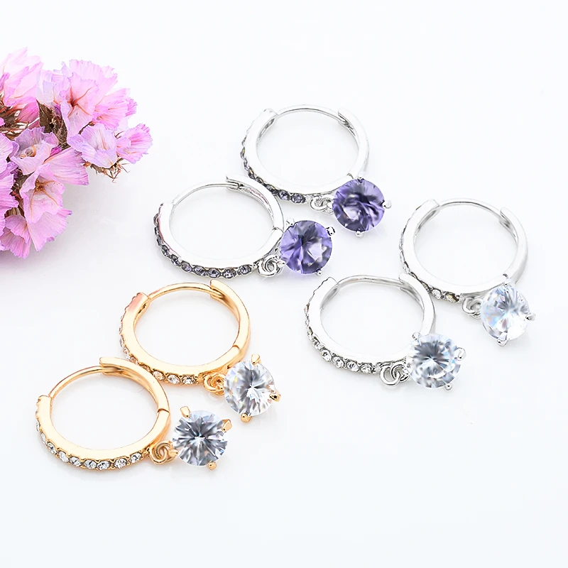 Оптовая продажа 1 пара классических женских колец H:HYDE 3 цвета|hoop earrings|wholesale hoop