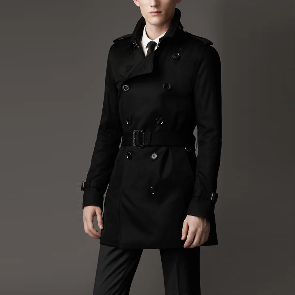 

Spring & autumn plus size men Trench long-sleeve turn-down collar loose long Sashes jacket big size coat chest 160 cm 170kg