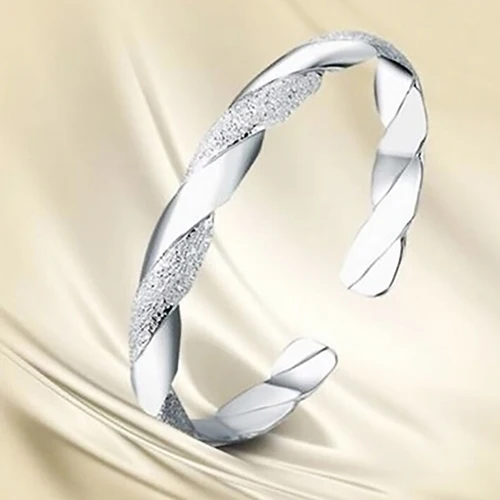 Модный женский посеребренный браслет на запястье A86O | Украшения и аксессуары