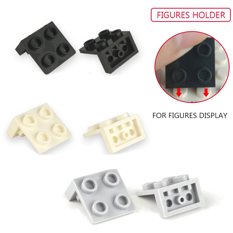 

3 Colors Figures Display Holder Shield DIY Accessories Compatible Classic Base Plate Building Blocks Educational Children Toys
