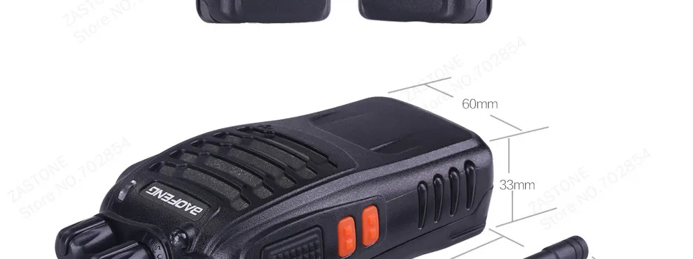 20 шт./лот Baofeng BF-888S Talkie Walkie UHF 400-470mhz Ham Радио FM трансивер охотничье радио портативная CB станция