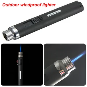 Уличные принадлежности, Сварочная горелка, зажигалка, факфонарь, струйный пламя, портативный карандаш, бутановый газ, многоразовая ручка для сварки и пайки топлива