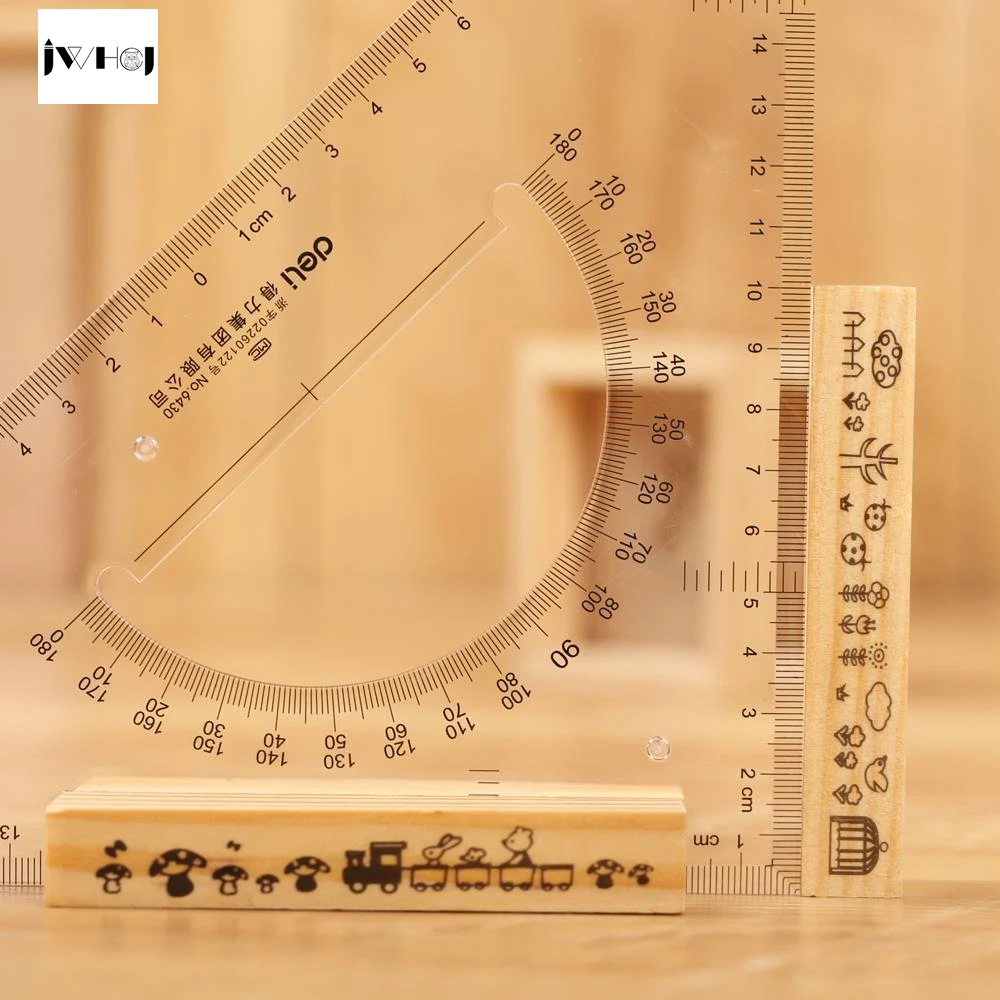 1 шт. в форме полосы милые животные деревянный Резиновый Штамп Дети DIY ручной