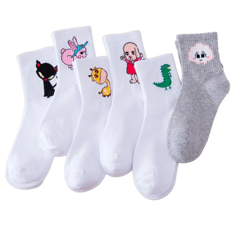 Epous женские носки Harajuku Kawaii розовые Корейская уличная одежда забавные винтажные