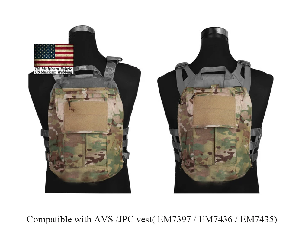 EMERSON gear Mag Pouch ЗИП-на панели для AVS JPC2.0 CPC тактический рюкзак боевое снаряжение для страйкбола сумка emerson EM8348