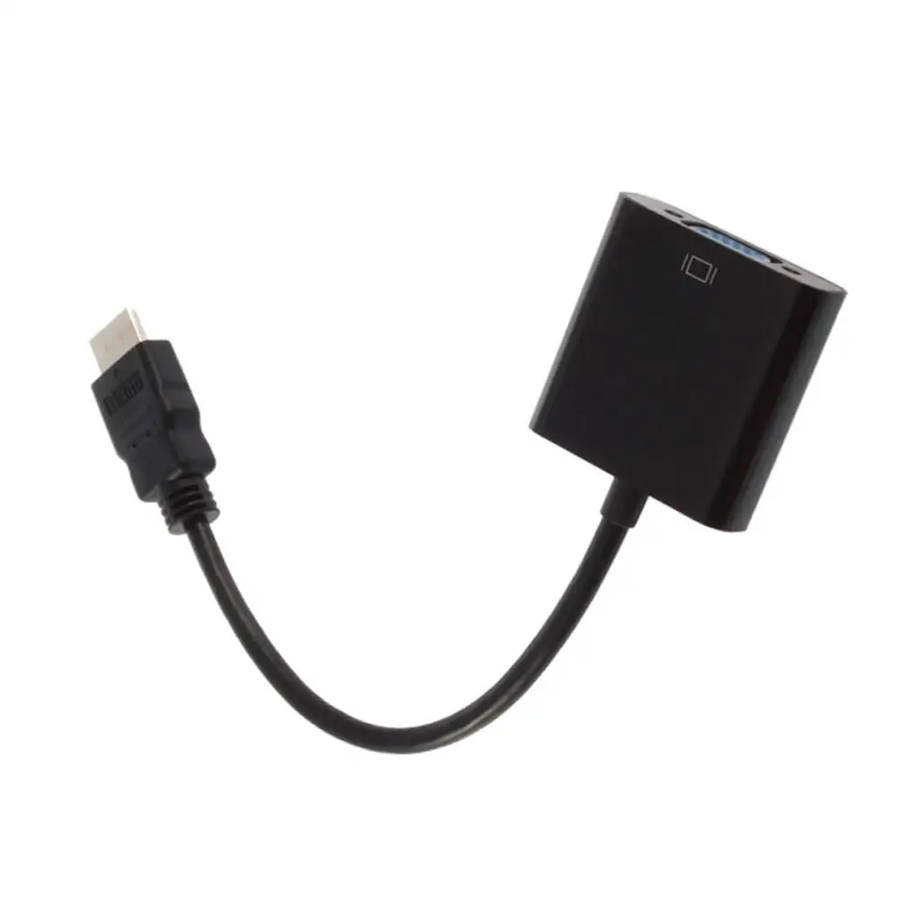 Адаптер HDMI Male VGA RGB Female кабель 1080P HDTV Monitor для ПК в наличии новинка 2017|hdmi male to vga|hdmi