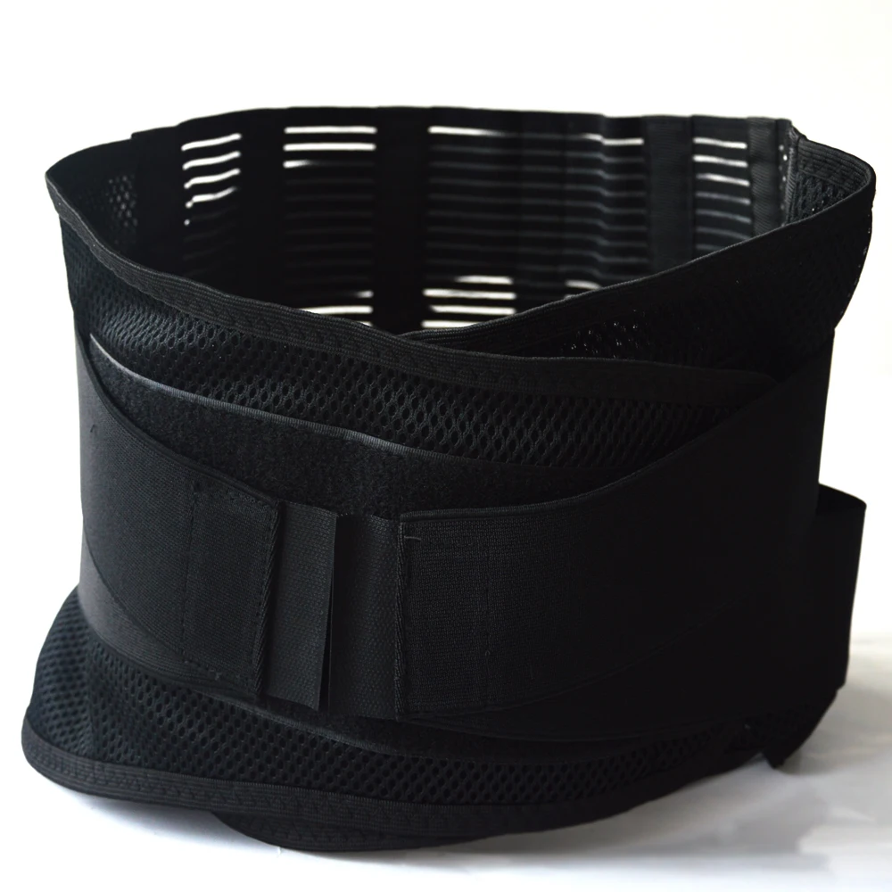 Мужской Поясничный Бандаж для поддержки спины поясной ремень дышащие сетчатые
