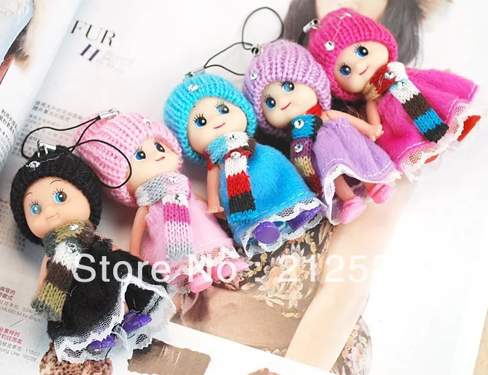 Бесплатная доставка супер милая детская кукла 8 см игрушка для детей