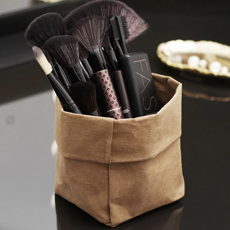 Скандинавский стиль хранение кистей для макияжа корзина винтажный