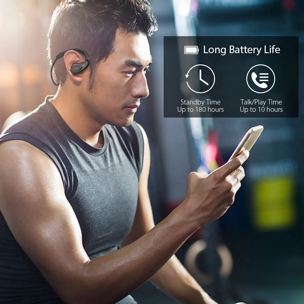 Dodocool IPX4 Bluetooth 4.1 Гарнитура Наушники AptX NFC Беспроводные Наушники Микрофон Спорт Стерео Наушники для ПК Xiaomi MBH6