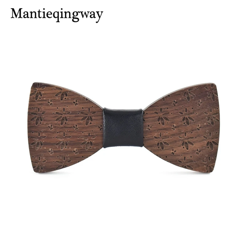 Mantieqingway детей деревянный галстук бабочка для детские деревянные Боути связи Bowknots