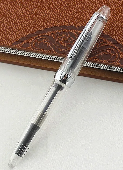 12 цветов Спираль круглая прозрачная пишущая перьевая ручка Jinhao 992 школьные офисные металлические чернильные ручки Iraurita канцелярский подарок для студента - Цвет: U
