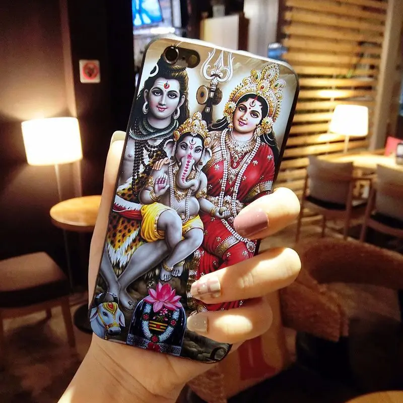 MaiYaCa Бог Индии чехол для iPhone X 8 7 6 6S Plus 5 5S SE 4S Apple 5C|6s plus|cover 5cfor iphone 5s |