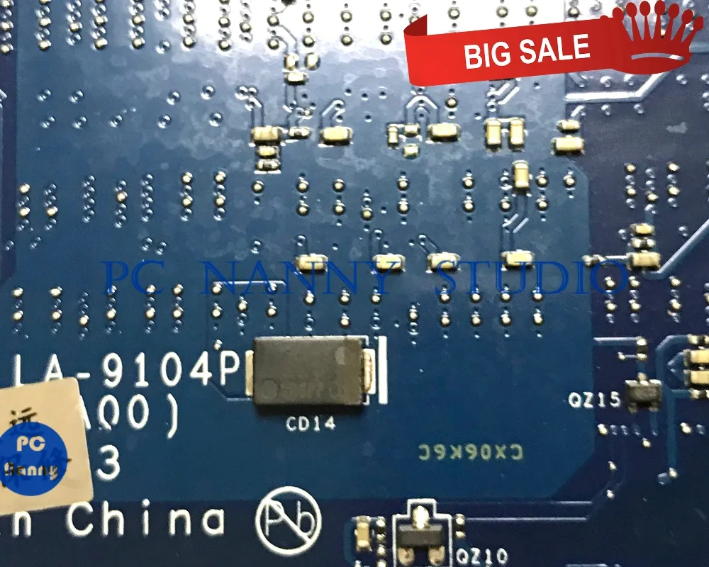 ПК Няня для Dell Inspiron 15 5521 3521 материнская плата ноутбука 0YN8TC YN8TC LA-9104P DDR3 997