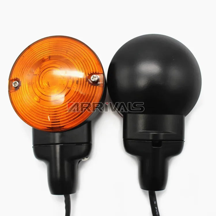 Янтарная линза Передняя плоская Поворотная сигнальная лампа для Harley Touring Electra Tour