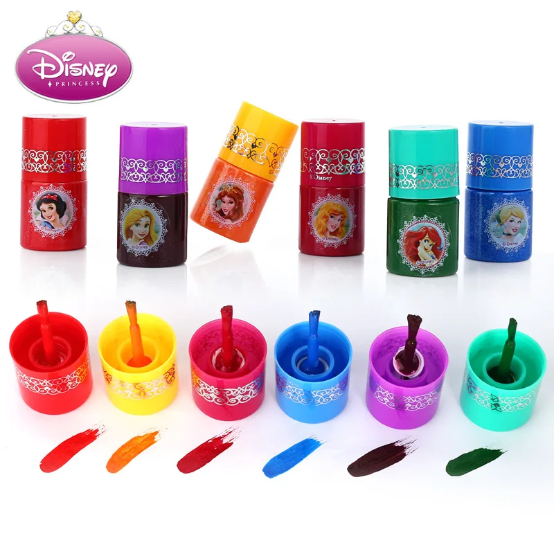1 шт./компл. DISNEY Красота& модные игрушки на водной основе снег белый лак для ногтей Красота «Эльза» и «Анна» модные игрушки макияж девушки игрушка