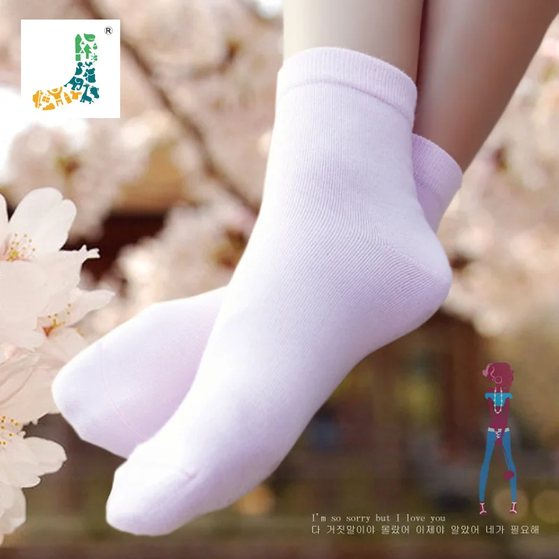 Бамбуковые носки Женские однотонные женские деловые модные черные белые Серые