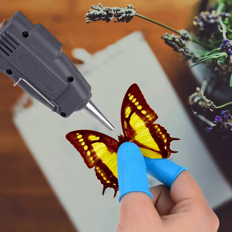 Шт. 9 шт. силиконовые защитные палец шапки протекторы Fingerstall крафт пайки