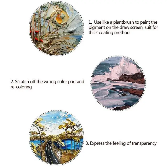 Новый набор шпателей из нержавеющей стали ножей для рисования маслом