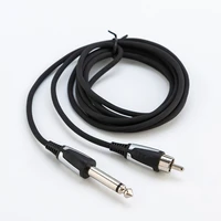 6ft ez master pro tattoo clip cord silicone jacket cable rca dc connector for rotary machine power supply